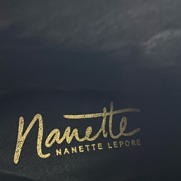 Nanette Lepore Beverly Black Suede Embroidered Short Boots Heels/Women's 7M/NWOT - Picture 6 of 9